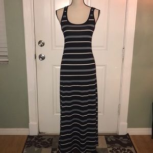 NWOT ambiance apparel striped maxi dress